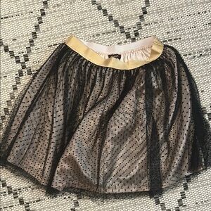 Elegant Black and Gold Women's Skirt